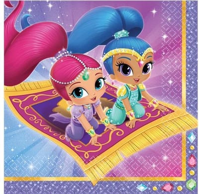 Shimmer and Shine servetten