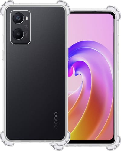 Hoesje Geschikt voor OPPO A76 - Sterk & Shockproof - Siliconen Case - Back Cover - Telefoon Hoes Shock Proof - Transparant