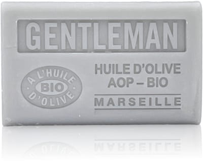 4x Savon de marseille biologische olijfzeep Gentlemen -AOP - franse zepen - biologisch -