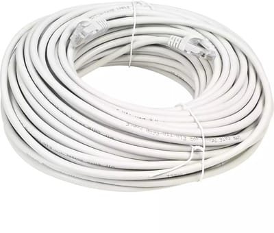 Benson UTP CAT6 kabel - 30 meter - Lichtgrijs - RJ45 - Tot 5 Gbps - CCA - PVC