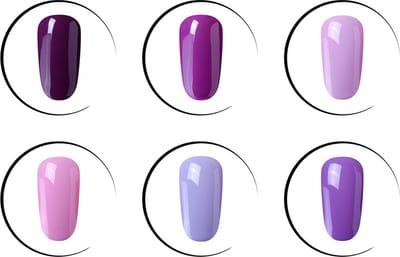 DW4Trading Gel Nagellak F7 Set van 6 - Gel Polish - UV/led - Lucht Drogend - 6x10ml