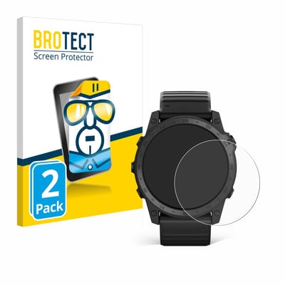 BROTECT - Screenprotector voor Garmin Tactix 7 AMOLED - Folie Beschermfolie transparant 2 Stuks