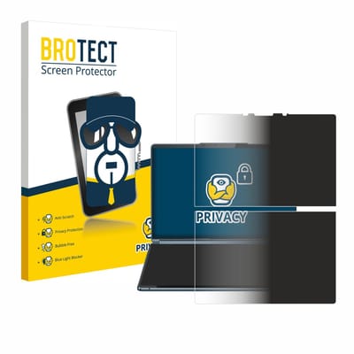 BROTECT - privacy screenprotector voor Lenovo Yoga Book 9i Gen 9 - Folie Beschermfolie Blauwlichtfilter