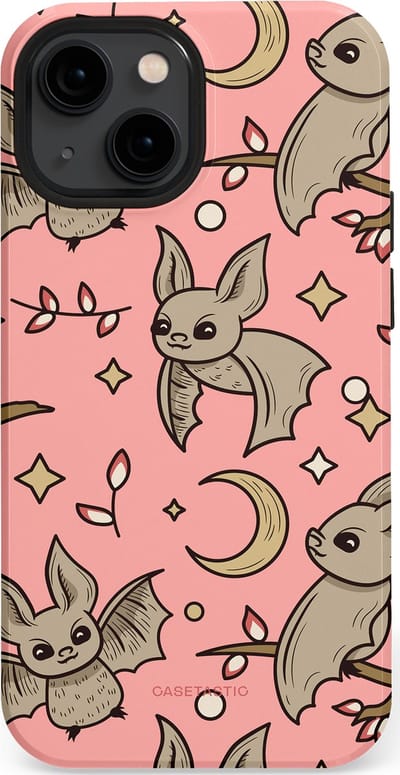 Casetastic Hoesje Geschikt voor Apple iPhone 13 Mini Magsafe - Stijlvolle Beschermende Duo-layer Case - Nachtelijke vlucht