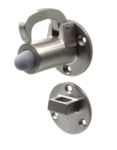 Deurvastzetter - met valhaak - 72mm - Rvs geborsteld - Rvs 316 - S&B - N251201.0