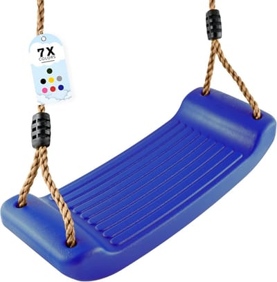 Verstelbare Schommelbank voor Kinderen - Buiten en Binnen - Luxe Schommelstoel met Antislip - Blauw