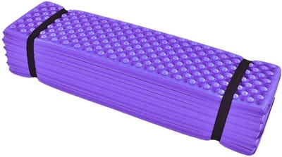 Vouwmat Schuim - Campingmat Outdoor - Buitenactiviteiten Kamperen - Waterdicht Lichtgewicht - 192 x 56 cm - Paars