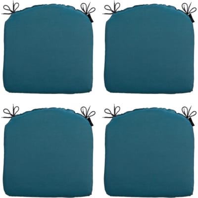 Madison - Zitkussen Panama sea blue - Ca. 46x48 cm - Set van 4