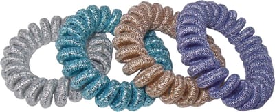 Kabelelastiek klein glitter diverse kleuren