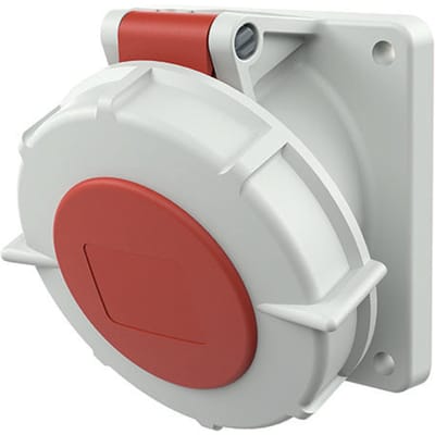 32A 5P 400V IP67 CEE Paneelmontage Stopcontact - 3524