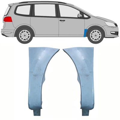 Reparatiepaneel voorspatbord voor Volkswagen Sharan 2010-2022 / Set