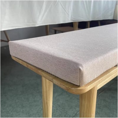 Sofa Cushion 120/100/140cm Outdoor/Indoor Bench Cushion for Garden Furniture, 5cm Thickness, Non-slip Patio Kitchen Bench Cushion for Dinning Sofa Swing Chair Window Seat Pad(Beige,150x55cm/59x22in)