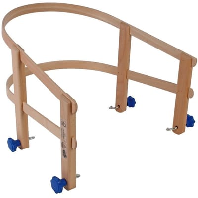 Rugsteun voor slee / slede geheel hout