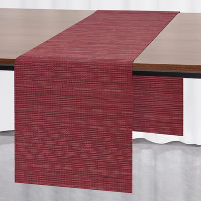 Tafelloper - Modern Afwasbaar PVC - Voor Buiten - Rood