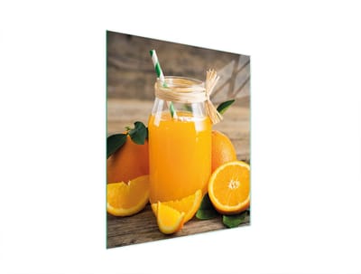 TMK ArtDeko - Snijplank - 45x52 cm - Met Fruitmotief - Gehard Glas - Keukenaccessoire