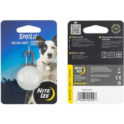 Nite ize pet spotlit halsbandlamp wit