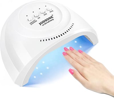 UV LED Nagellamp 80W – Nageldroger voor Gelnagels met Automatische Sensor – 4 Timerstanden – Sneldrogende UV Lamp voor Gel Polish, Builder Gel & Nail Art