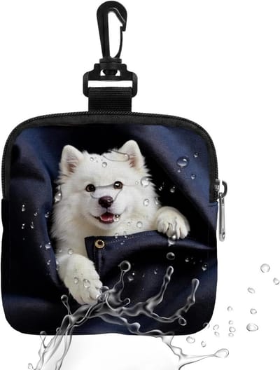 Hondentrainingstas - Puppy Snacks - Outdoor Activiteiten - Handsfree Gemak - 15 x 14 x 3 cm - Zwart