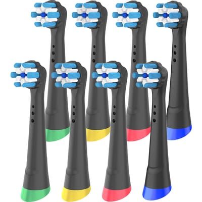 Vervangende opzetborstels voor opzetborstels Compatibel met Oral B iO elektrische tandenborstel 2 3 4 5 6 7 8 9 10 serie elektrische tandenborstels