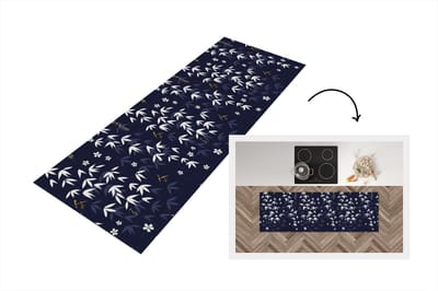 Keukenloper 150x50 cm - Keukenmat vinyl Sakura - Bloesem - Patroon - Japan - Keukenmatten loper - Keuken vloerkleed tapijt