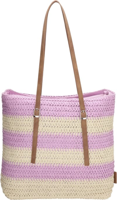 PE Florence Natural Life Shopper - Licht Natuur Lila