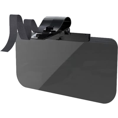 Anti-zonverblindende zonneklep voor auto, voorkom verblinding, zonneklepverlenger UV-bril voor auto's, auto 345 x 165mm gray