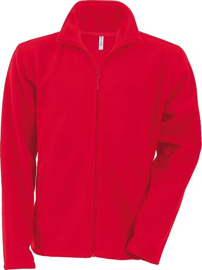 Kariban Heren Falco Full Zip Anti Pill Fleece Jasje (Rood)