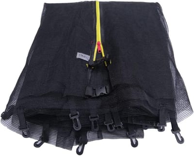 Trampoline Veiligheidsnet - Springnet Beschermhoes - Veilig Springplezier - UV-bestendig PP Gaas - 430 cm - Zwart