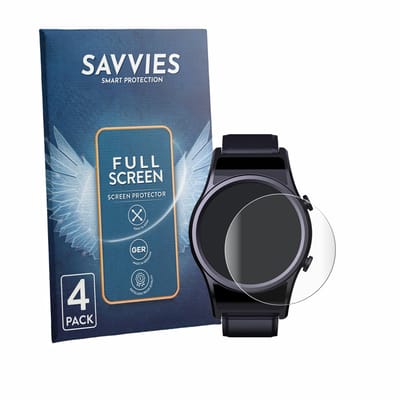 Savvies - Screenprotector voor DigiKuber FSSB 1.3" - Folie Beschermfolie transparant volledig dekking 4 Stuks