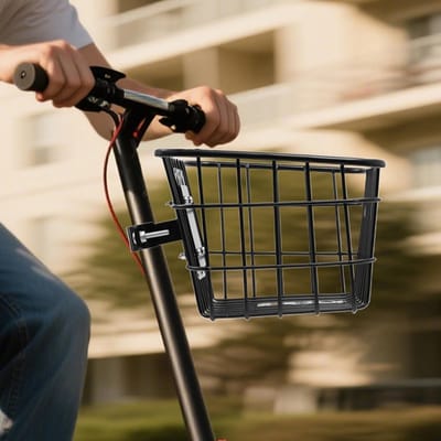Fietsmand Achter - Bagagedrager Mand - Spullen Vervoeren - Robuuste IJzeren Constructie - 23 x 275 x 18 cm - Meerkleurig