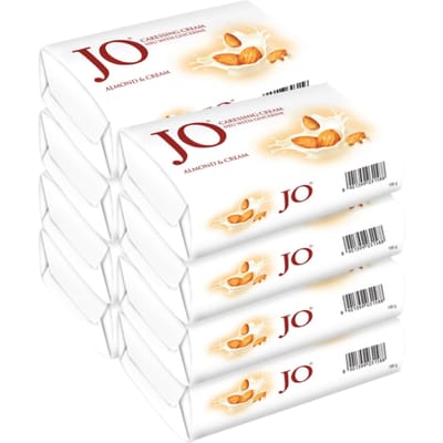 JO Amandel Crème Zeep Pak van 8, 150 gram