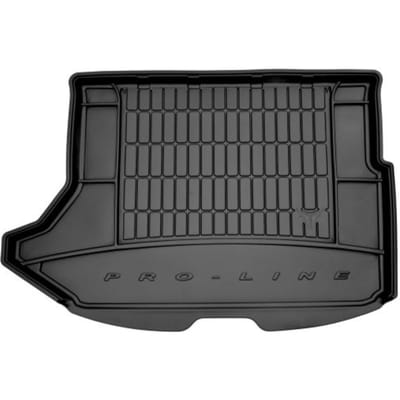 Frogum - DryZone - Kofferbakmat - Geschikt voor DODGE Caliber Hatchback (2006-2011) - Voor uitvoering met volwaardig reservewiel - TPE Rubber - Zwart