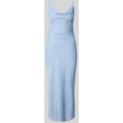Slim fit midi-jurk met viscose model 'Lina'