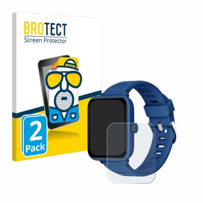 BROTECT - Screenprotector voor Biggerfive BW01 1.5" - Folie Beschermfolie matte 2 Stuks