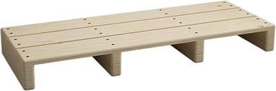Houten Opstapkruk - Keuken Hulp Voetenbank - Bereik Vergroten - Antislip Loopvlak - 100 x 30 x 15 cm