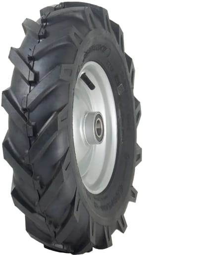 4.80/4.00-8 Rotovator met open midden en noppen, velg H8022, 25 mm kogellagers
