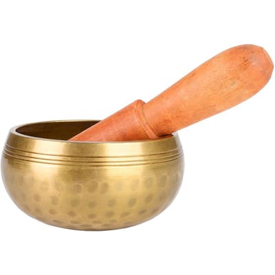 Tibetaans Boeddhisme Gehamerd Yoga Koper Chakra Gehamerd Meditatie Klankschaal Set 8.5cm