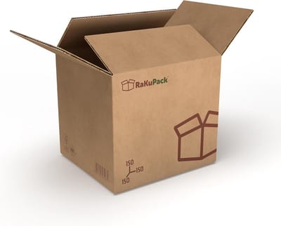 50x Verhuisdozen Kubus 15x15x15 cm Bruin Stevig Golfkarton Verpakkingsmateriaal
