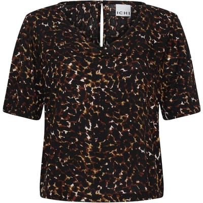 Damesblouse met korte mouwen Ichi Ihmarrakech Aop Ss16