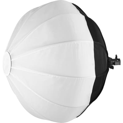 50cm/ 19.7in Lantaarn Softbox Sferisch Opvouwbare Softbox Snelle Installatie met E27 Fitting Draagtas EU Plug