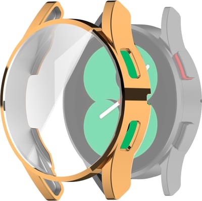 Screenprotector watch case - hoesje - geschikt voor Samsung Galaxy Watch 4 - 40 mm - rosegoud