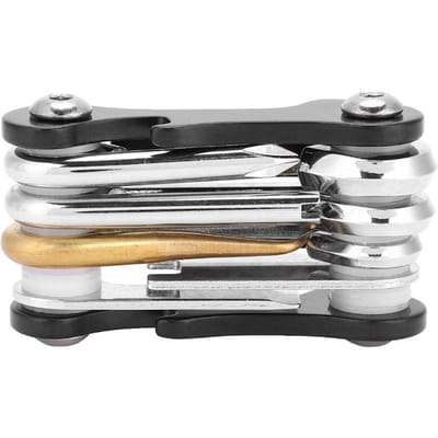 KEEP DIVING Draagbare Opvouwbare Inbussleutel 8-in-1 Sleutels Reparatiegereedschap Set