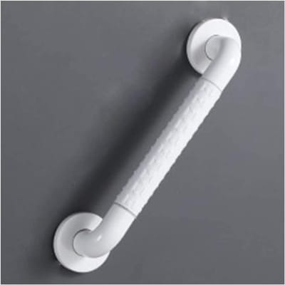Badkamer Handgreep - Veiligheidsbeugel Toilet - Ondersteuning Douche - Roestvrij Staal - Tot 80cm - Wit Geel