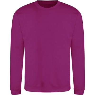 Just Hoods - AWDis Sweat - Festival Fuchsia maat XS