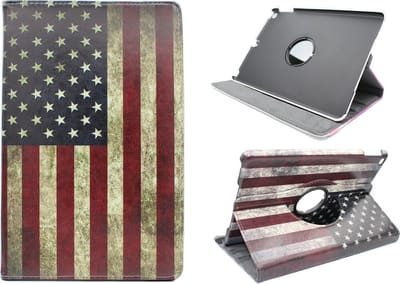 HB Hoes Geschikt voor Samsung Galaxy Tab S5e met Print - Draaibare Tablet Case met Standaard - Amerikaanse Vlag