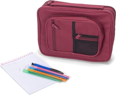 Bijbel Organizer - Boek Cover - Studie Hulp - Veelzijdige Vakken - X-Large - Bourgondië