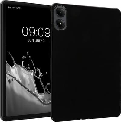 kwmobile Hoes geschikt voor Xiaomi Redmi Pad Pro - Siliconenhoes voor tablet in zwart - Tablet cover