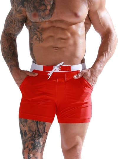 Heren Zwemshorts voor het Strand en het Zwembad, Comfortabele Zwemkleding, Ideaal voor Zomeractiviteiten
