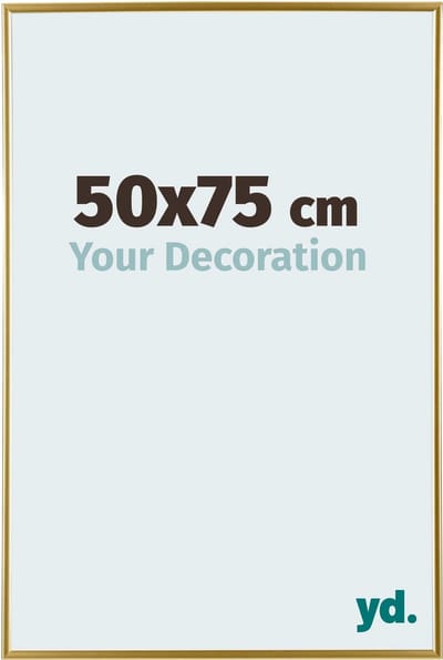 Your Decoration - Fotolijst 50x75 cm - Kunststof - Goud - Evry