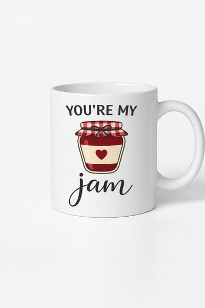 Mok You're My Jam | Romantisch & Uniek Cadeau | Liefdevolle Koffiemok